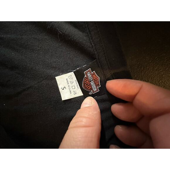 Women Small Vintage 2000's Harley Davidson Ready To Ride Short Sleeve D4 - Picture 5 of 8